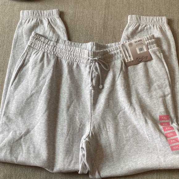Como Vintage Light gray Sweatpants. Size XXL NWT - Picture 4 of 9